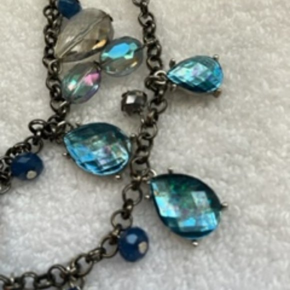 Blue/Aqua/Turquoise Layered Necklace - Picture 9 of 15